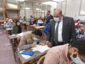 بداية امتحانات كلية الأثار جامعة القاهرة للفصل الاول وسط تطبيق الاجراءات الاحترازية