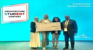 فوز فريق “هندسة جامعة القاهرة” بالمركز الأول فى مسابقة “سانت – جوبان” الفرنسية بمصر
