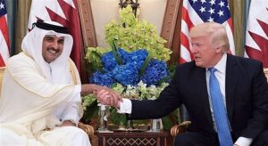 الرئيس الأمريكي “دونالد ترامب” يصل إلى العاصمة القطرية الدوحة ثاني محطاته الخليجية