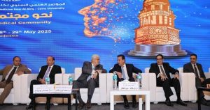 نائب رئيس الوزراء ووزير التعليم العالي ورئيس جامعة القاهرة يشهدون افتتاح المؤتمر العلمي السنوي لكلية الطب جامعة القاهرة