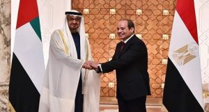 الرئيس “السيسي” ورئيس دولة الإمارات العربية المتحدة يؤكدان على الوقف الفوري لإطلاق النار في غزة