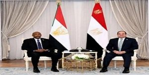 الرئيس “السيسى” يستقبل “البرهان” ويؤكد على ثوابت الموقف المصري الداعم لوحدة السودان وسيادته وأمنه واستقراره