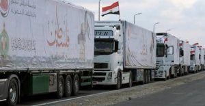 دخول 161 شاحنة من المساعدات إلى قطاع غزة