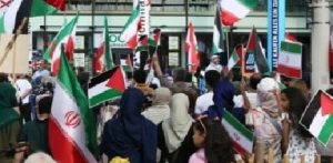 مظاهرة حاشدة وسط فيينا لدعم القضية الفلسطينية ورفض تهجير سكان قطاع غزة