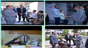 رئيس جامعة القاهرة يوجه باستمرار المتابعة اليومية لإجراءات توقيع الكشف الطبي للطلاب المستجدين