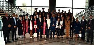 بحضور الدكتور “السيد قنديل” رئيس جامعة حلوان.. احتفال مميز بتخرج الدفعة الثالثة برنامج ماريوت كلية السياحة والفنادق جامعة حلوان