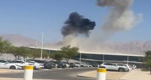 تحطم صالة الوصول في مطار رامون الإسرائيلي بسبب قصفه من اليمن