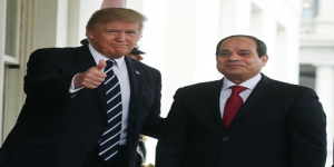ترامب يؤكد تقديره واحترامه لدور الرئيس “السيسي” من أجل تحقيق السلام في قطاع غزة