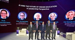 في ختام فعاليات اليوم الثاني لمؤتمر جامعة القاهرة للذكاء الاصطناعي، وبحضور قيادات من التعليم العالي