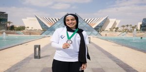 جامعة مصر للمعلوماتية تهنئ يوسف شامل بذهبية كاس مصر للمبارزة ودانة محمد بالبرونزية