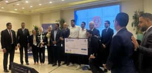 فوز طلاب هندسة المطرية بجامعة حلوان بالمركز الأول في أسبوع القاهرة للمياه بمشروع لتحلية مياه البحر لإنتاج الهيدروجين الأخضر