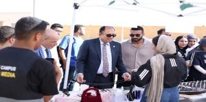 بازار جامعة حلوان الأهلية.. معرض الإبداع الطلابي ومشروعات الشباب المتناهية الصغر