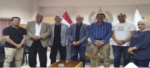 نادي جامعة حلوان يواصل تعزيز التعاون مع إدارات الجامعة لخدمة طلابها