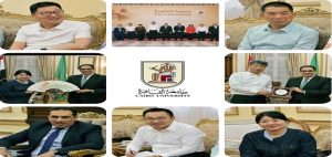 رئيس جامعة القاهرة يستقبل رئيس جامعة نانجينغ للتربية الخاصة بالصين لبحث أوجه التعاون المشترك