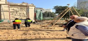 لجنة استشارية من كلية الفنون التطبيقية جامعة حلوان لابداء الرأي في ترميم جداريات سور حديقة الحيوان