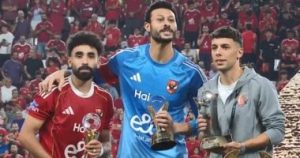 تعرف الان على افضل لاعب مروان عطيه افضل حارس الشناوى بلحاج هداف السوبر المصرى