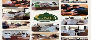جامعة القاهرة الأهلية تواصل تنفيذ برامجها التدريبية والعملية لطلابها داخل معامل الكيمياء والفيزياء بكلية الهندسة بالشيخ زايد.