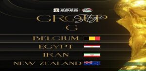 منتخبنا مصر لكرة القدم في المجموعة السابعة بـ كأس العالم 2026 مع كل من بلجيكا وإيران ونيوزلندا