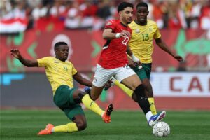 منتخب مصر يتأهل إلى دور الـ 16 من كأس أمم إفريقيا بعد الفوز على جنوب إفريقيا