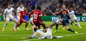النجم المصري “محمد صلاح” يقود ليفربول لتخطى مارسيليا بثلاثية فى دوري الأبطال