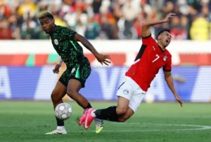 فاز منتخب نيجريا بالمركز الثالث والميدالية البرونزية لبطولة أمم أفريقيا، بعد الفوز على  منتخب مصر بنتيجه 4-2 بركلات الترجيح