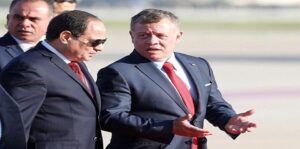 الرئيس “السيسى” وملك الأردن يجددان رفضهما لكل الانتهاكات والممارسات التعسفية ضد الشعب الفلسطينى