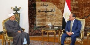 الرئيس “السيسي” يجري اتصالًا هاتفيًا بشيخ الأزهر للاطمئنان على صحته