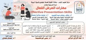 جامعة العاصمة تنظم برنامجًا تدريبيًا متميزًا حول «مهارات العرض الفعّال» لدعم التميز الأكاديمي