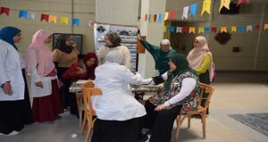 قافلة صحية بجامعة حلوان لتعزيز الوعي الصحي لدى المرأة بكلية التمريض تحت شعار “الرعاية تبدأ منك… والعناية تبدأ بالوعي”