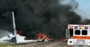 مقتل 14 شخصاً بينهم الطيار في تحطّم طائرة صغيرة قرب جوبا عاصمة جنوب السودان