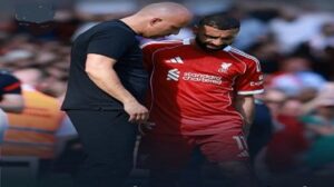 منتخب مصر.. إصابة النجم المصري “محمد صلاح” بتمزق فى الخلفية وسيلحق بكأس العالم