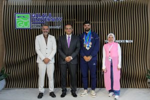 جامعة الجلالة تهنئ الطالب محمد ياسر علي تحقيقه إنجازًا رياضيًا مميزًا ببطولة كأس مصر للتايكوندو 2026