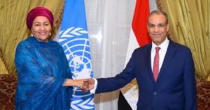 وزير الخارجية يستقبل نائبة سكرتير عام الأمم المتحدة