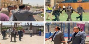رئيس جامعة العاصمة ورئيس مجلس إدارة نادي حلوان يتفقد المنشآت والملاعب الرياضية ويطلع على جاهزيتها