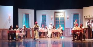 «كافيه ريش».. عرض مسرحي ينبض بالفن والإبداع خلال مهرجان التمثيل المسرحي بجامعة العاصمة