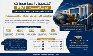 تنسيق الجامعات .. برنامج FMI بكلية التجارة وإدارة الأعمال بجامعة العاصمة.. بوابتك للاحتراف في الأسواق المالية والاستثمار