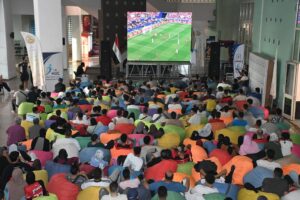 الجماهير تهتف باسم مصر في Fan Zone جامعة العاصمة.. أجواء ملتهبة لمؤازرة الفراعنة أمام إيران بكأس العالم 2026