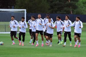 ‏منتخب مصر يخوض تدريباته استعدادا لمواجهة أستراليا بدور الـ32 لكأس العالم