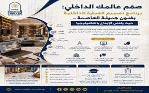 صمّم عالمك الداخلي: برنامج تصميم العمارة الداخلية بفنون جميلة العاصمة – حيث يلتقي الإبداع بالتكنولوجيا