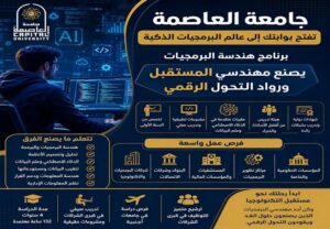 تنسيق الجامعات .. كلية الحاسبات والذكاء الاصطناعي بجامعة العاصمة تفتح بوابتك إلى عالم البرمجيات الذكية