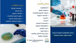 تنسيق الجامعات .. من الجينات إلى ابتكار علاجات المستقبل.. أكتشف برنامج التكنولوجيا الحيوية الجزيئية بكلية العلوم جامعة العاصمة