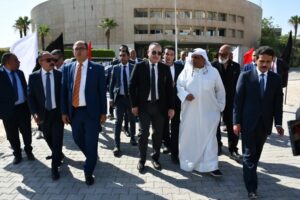 وزير التعليم العالي يفتتح مسجد المرحومة منيرة نايف الجليل بجامعة العاصمة خلال جولته التفقدية وافتتاحه عددًا من المشروعات الكبرى بالجامعة