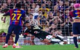 برشلونة يهزم الأهلي 2-1 ويتوج بكأس خوان جامبر.. وشوبير يتألق وزيزو يسجل