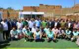 وزير الشباب والرياضة ومحافظ الفيوم يتفقدان مبادرة «تمكين» بمطرطارس