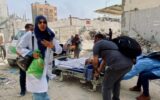إصابة عدد من الفلسطينيين في قصف إسرائيلي على مخيم الشاطئ غرب مدينة غزة