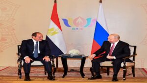 السيسي وبوتين يؤكدان مواصلة العمل لتعزيز العلاقات المصرية الروسية