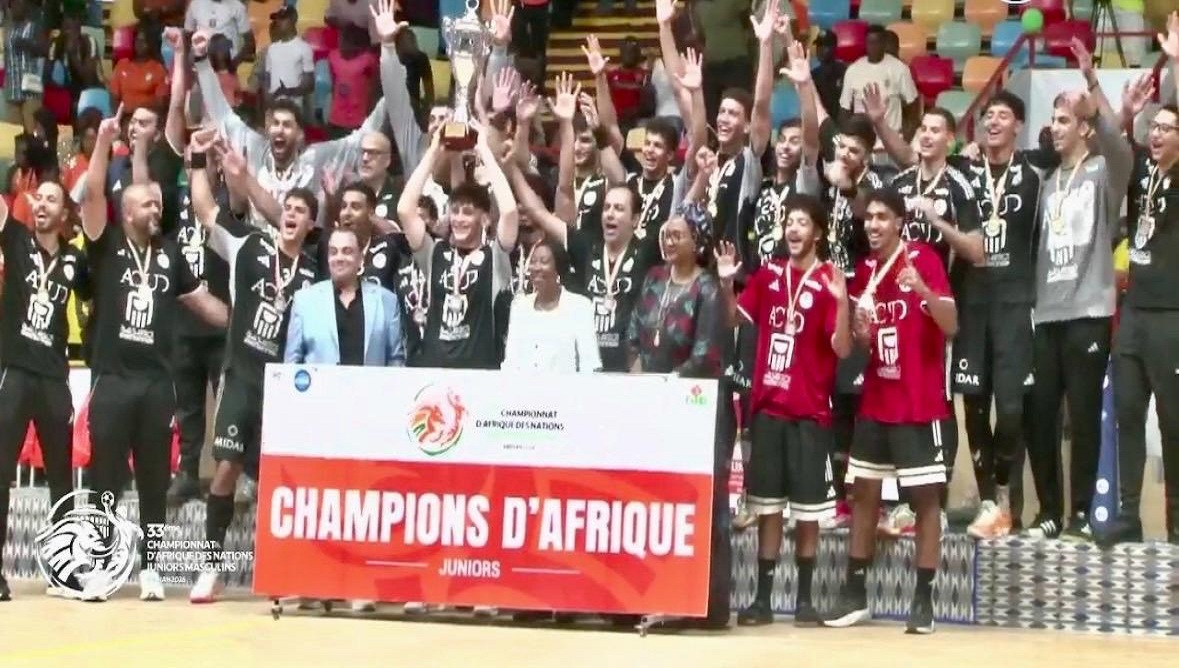شباب مصر أسياد أفريقيا في كرة اليد.. الفراعنة يقهرون تونس في النهائي